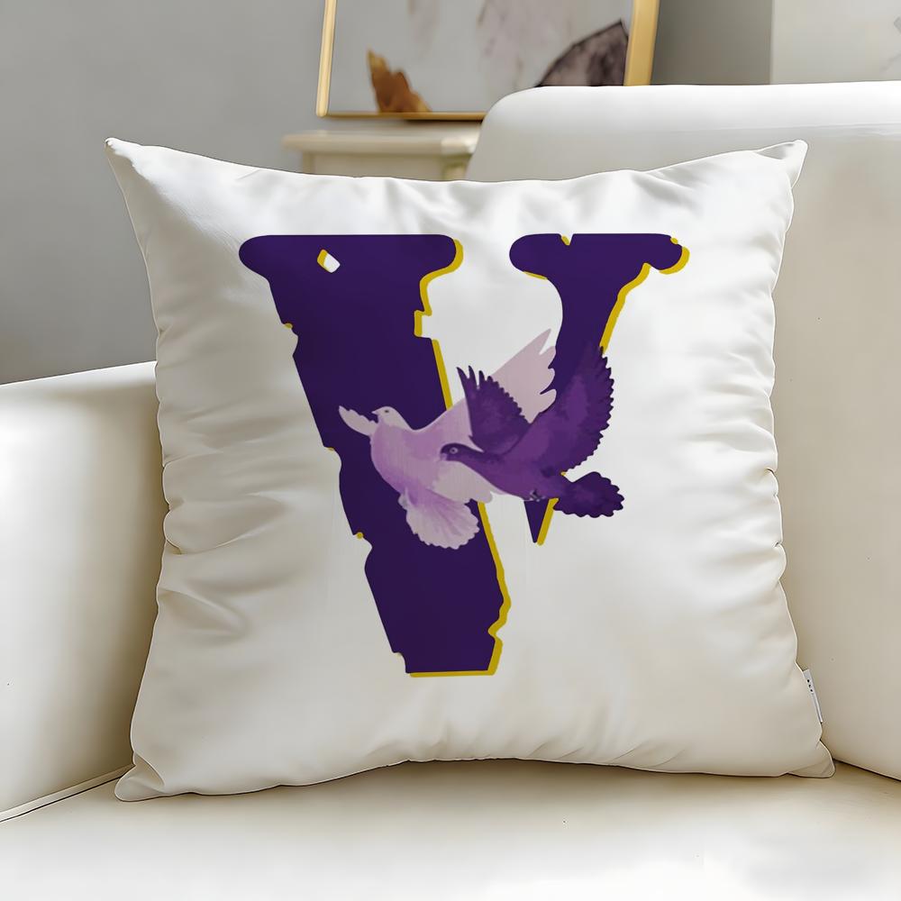popular fashion brand Vlone Cushion Cover Soft & Easy-Wash Pillow Case – Versatile for Couch, Bed, Travel and Office