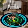 X-ray Protection Symbol round carpet Chair cushion Round Entryway Rug, Soft Round Rugs for Living Room, Bedroom, Circle Carpet decor gifts