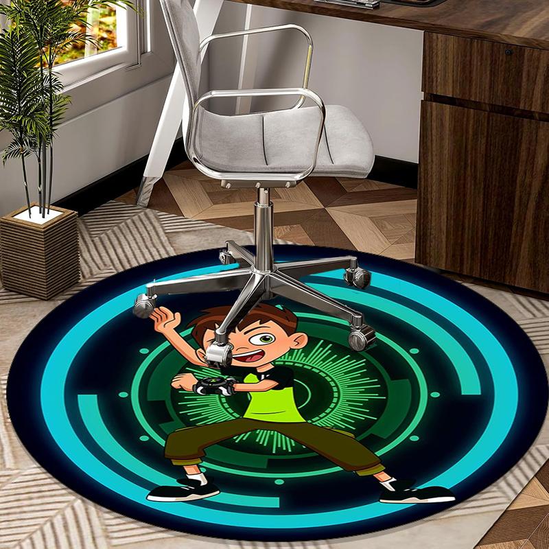 X-ray Protection Symbol round carpet Chair cushion Round Entryway Rug, Soft Round Rugs for Living Room, Bedroom, Circle Carpet decor gifts