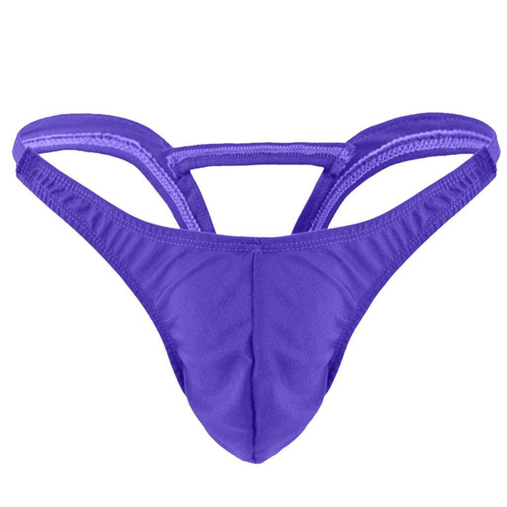 Men's Sretch G-string T-back Micro Thong Briefs Underwear