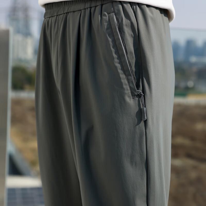 YALU Men's Triple-Proof Milk Silk Stretch Casual Pants YKHDF590