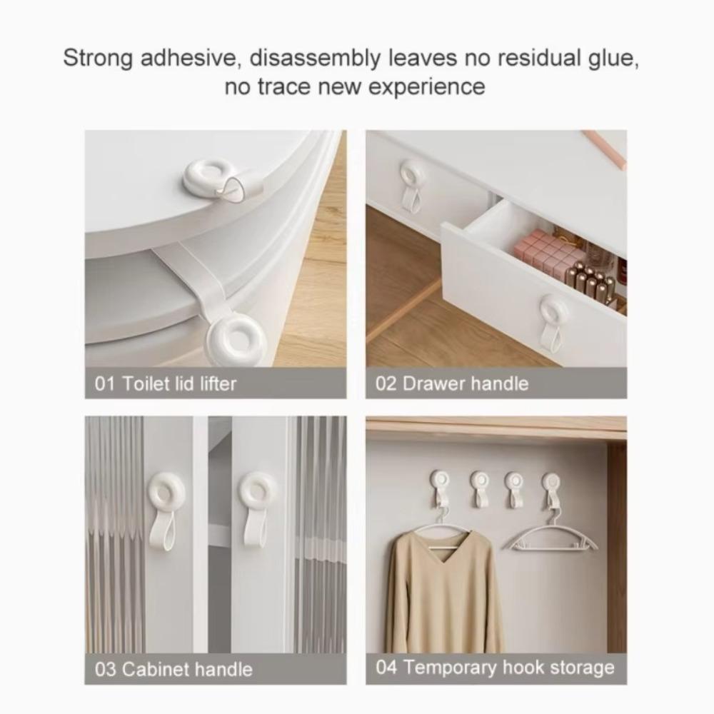 Touch Free Toilet Lid Lifter Handle Durable Closestool Holder  WC Accessories