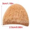 10Pcs Furry Kitten Ears Charm Sewing Plush Ears Appliques Assorted Color for Hair Accessories Clothing Embellishments