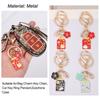 Cute Cartoon Car Bag Pendant Sakura Holiday Greeting Creative Keychain