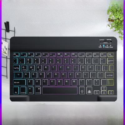 Universelles kabelloses leuchtendes Tastatur- und Maus-Set für iPads, Tablets & Telefone