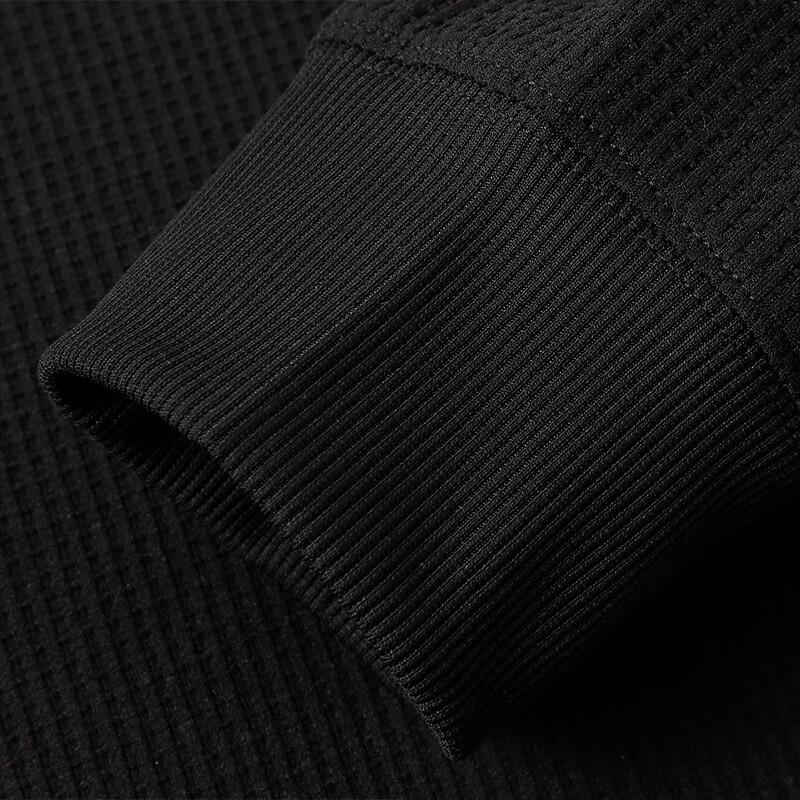 Tucano Men's Waffle Knit Long Sleeve Round Neck Sweatshirt