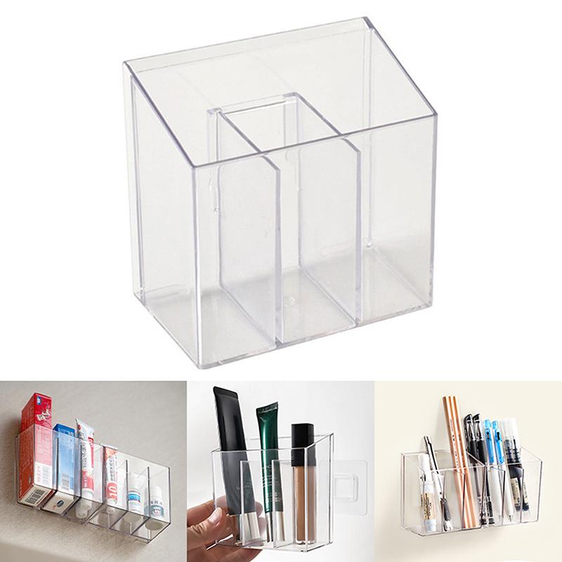 Wandmontierte Aufbewahrungsbox/Kosmetik-Klassifizierungs-Aufbewahrungsbox Badezimmerregal Schmuck Lippenstift Trennwand Aufbewahrungsbox