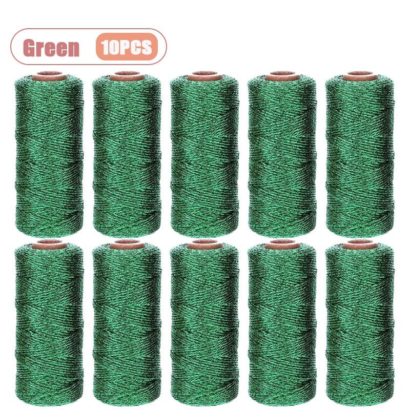 1mm Goldfaden Geschenkband für DIY Dekoration Weihnachten Metallic Kordel Nicht Elastisch Glänzendes Seil für Handwerksdekor