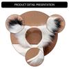 Anime Cosplay Props Beast Dog Hair Hoop Furry Wolf Hair Styling for  Con Headband Wolf Animal Carnivals  White