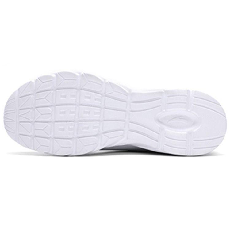 Anta Lightweight Leather Sports Shoes Low Top Casual Shoes Women Sneakers White Gray 92213551-4