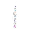 Stars Moon Sun Catcher Hanging Planets Ornament Prismatic Sun Catcher Rainbow Maker for Outdoor Garden Home Wall Decoration