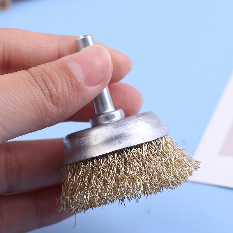 Купить Стальная проволочная колесная щетка для бурения Вращающийся ...