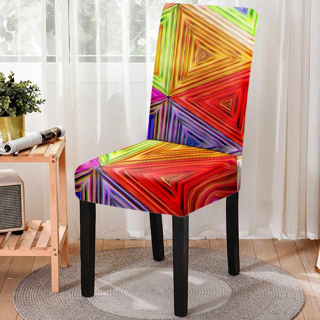 Husă elastică pentru scaun de sufragerie cu imprimare 3d, husă pentru scaun pentru scaun pentru bucătărie, pentru decorarea hotelului de acasă Universal Size