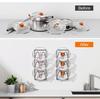 Pot Lid Rack Without Punching Wall-mounted Kitchen Storage Rack Kitchen Storage Iron Drain Storage Rack Organizer