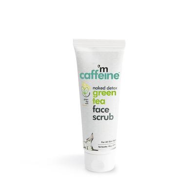 Green Tea Face Scrub with Vitamin C & Walnut 100gm Pack | Gently Exfoliates for All Skin Types