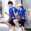 Casual 2020 Summer Couples Sportswear Set: Short Sleeve T-shirt & Shorts, Unisex, Custom Print, Perfect for Hiking, Outdoor, Group Classes