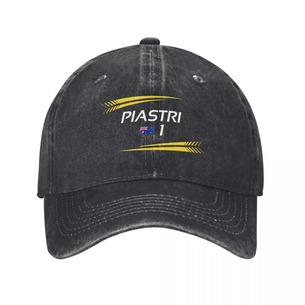 F    Piastri black version Baseball Cap Christmas Hat Unique hats Sunscreen Streetwear Hats For Women Unisexs