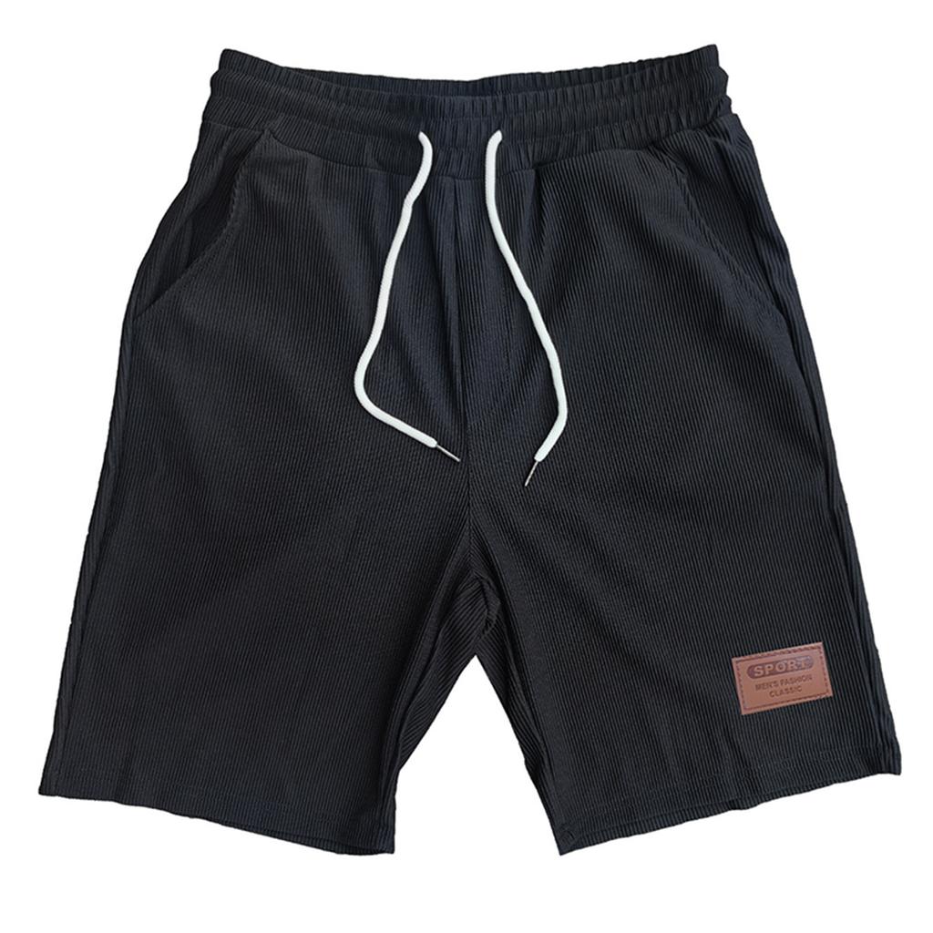 Herren Gerade Arbeitshose Modische Und Lässige Kordelzug-Shorts