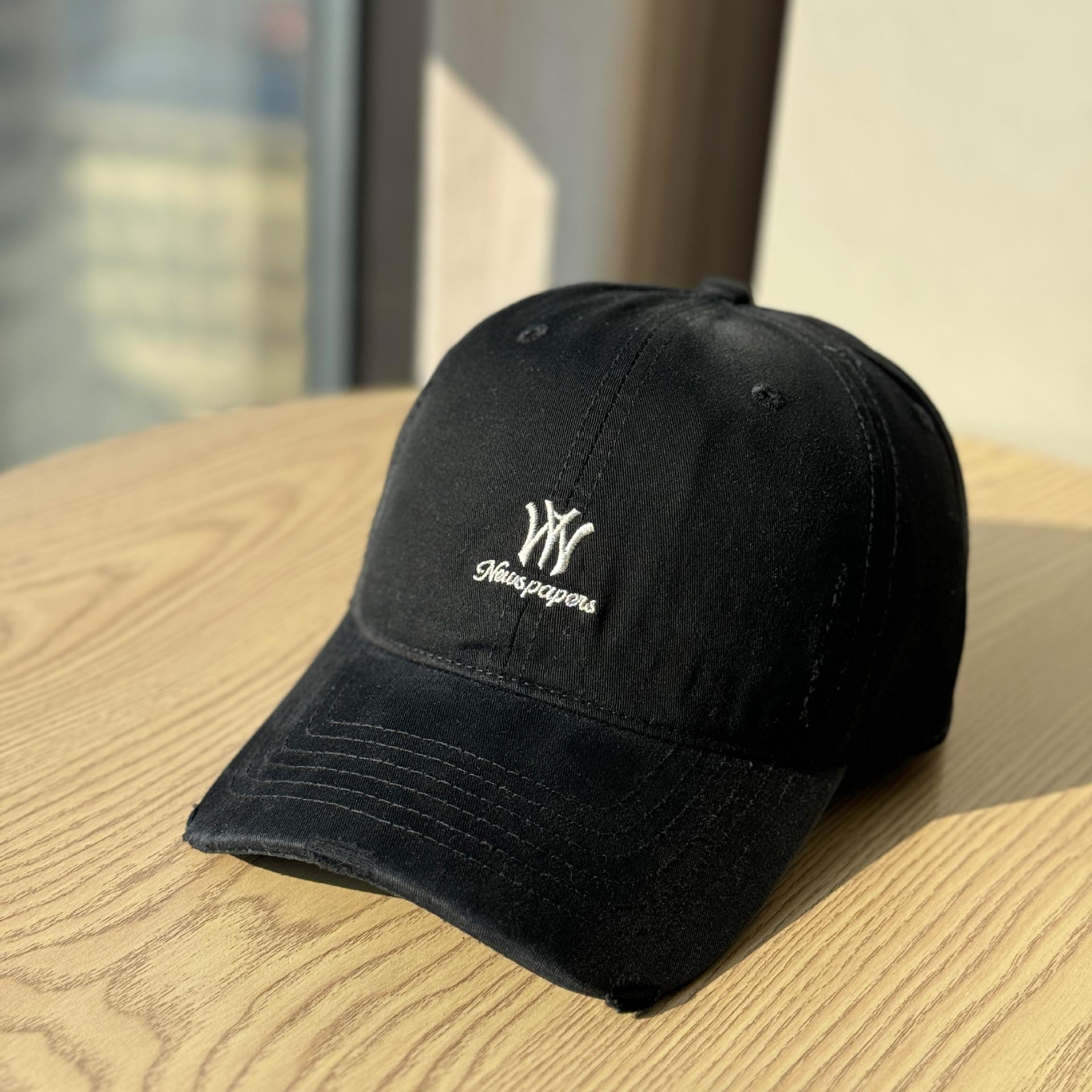 

2026New autumn soft-top baseball cap for women, casual, simple, versatile, sun-protective, trendy duckbill cap Adult54-60Adjustable чёрный