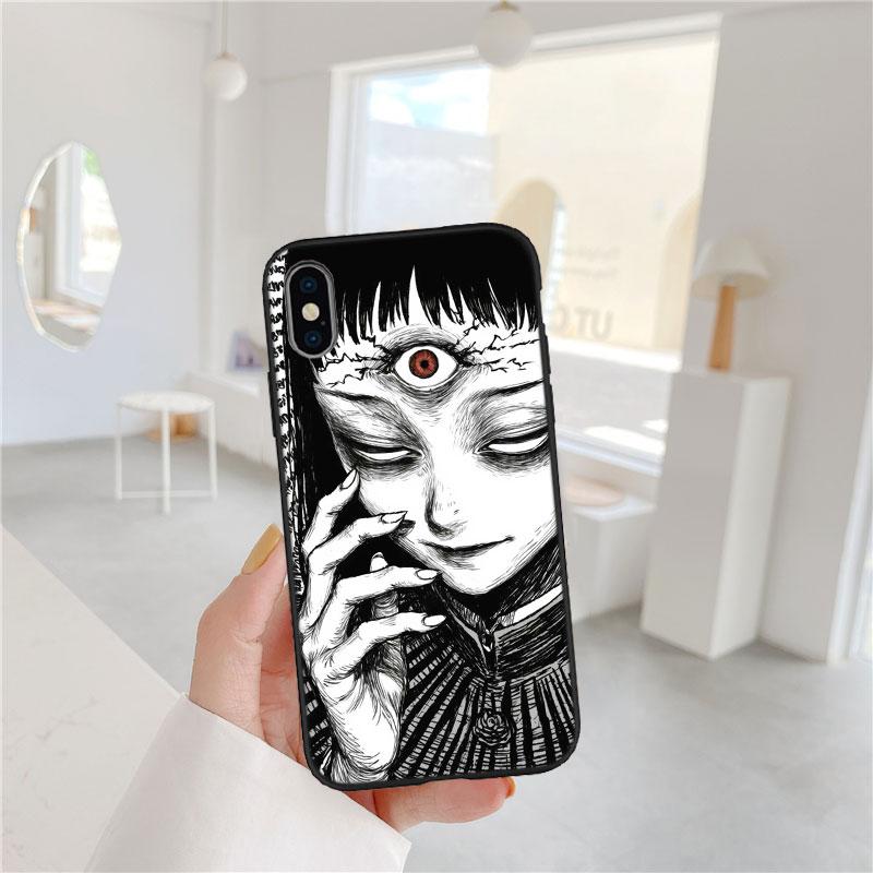 LO52 Horror Junji Ito Tomie Soft Shell Phone Case for Xiaomi Xiaomi Poco M4 M5 M6 M7 X3 X6 X7 F8 Ultra Pro GT NFC