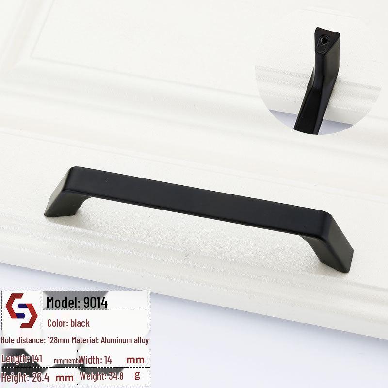 Mâner Sertar și Dulap Stil American Negru