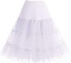 Vintage Boneless Wedding Dress Mesh Skirt Colorful Underskirt Tutu Skirt Wedding Stage Performance Skirt Theme Dress