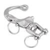 Stainless Steel Buckle Hook Spring Shackle for Marine Yachts Water Sports Use with Antirust Properties Secure Attachment