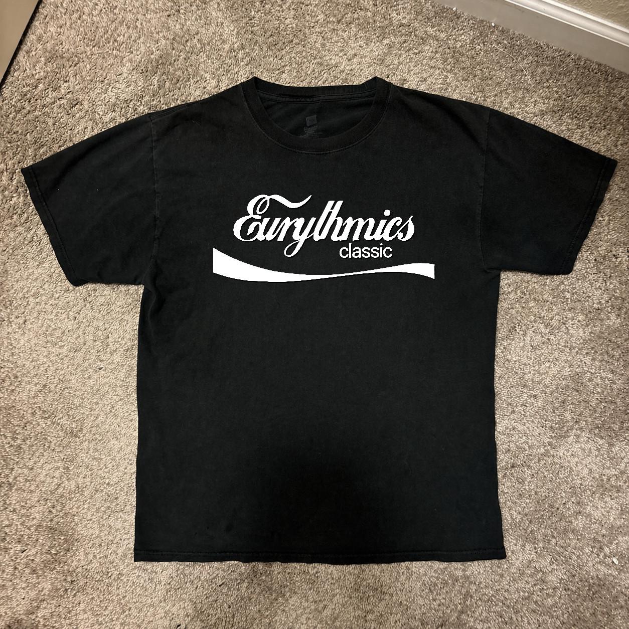 Eurythmics Inspired T-Shirt Featuring Annie Lennox & Dave Stewart Design S разноцветный