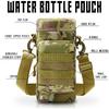 Tactical Water Bottle Pouch, Military Army Molle Water Pouches Carrier Holder for Hiking Camping Outdoor Sport Travel