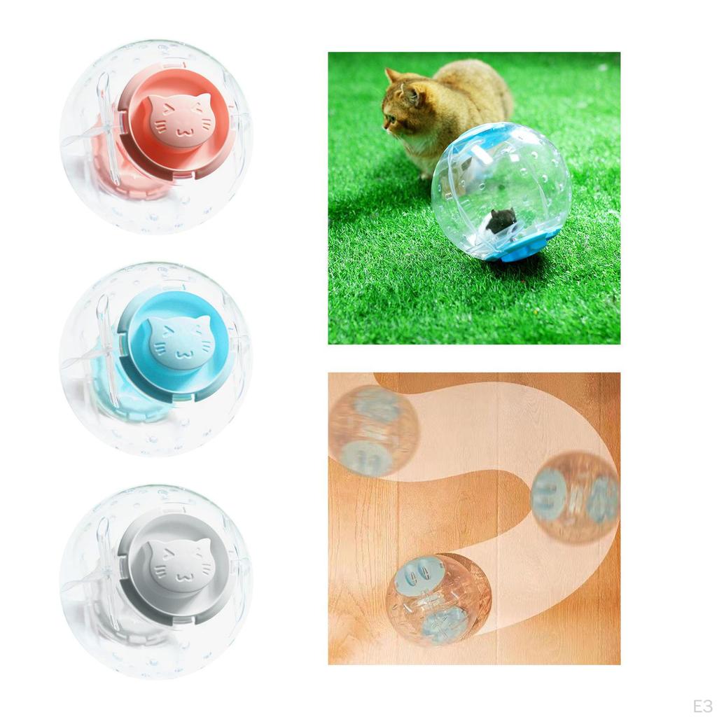 16 Cm Hamster Exercise Ball, Gerbil Ball Wheel with Ventilation Holes, Easy Installation Cage