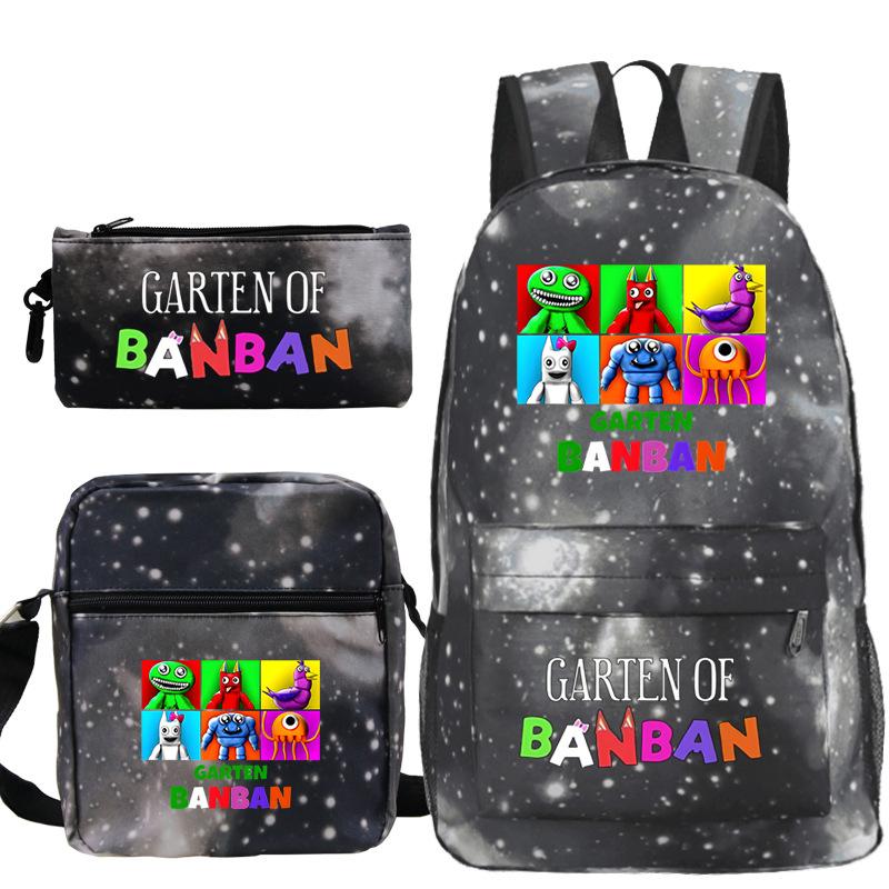 Spotted Garden Primary School Bag Shoulder Bag Pencil Bag Three-piece Set