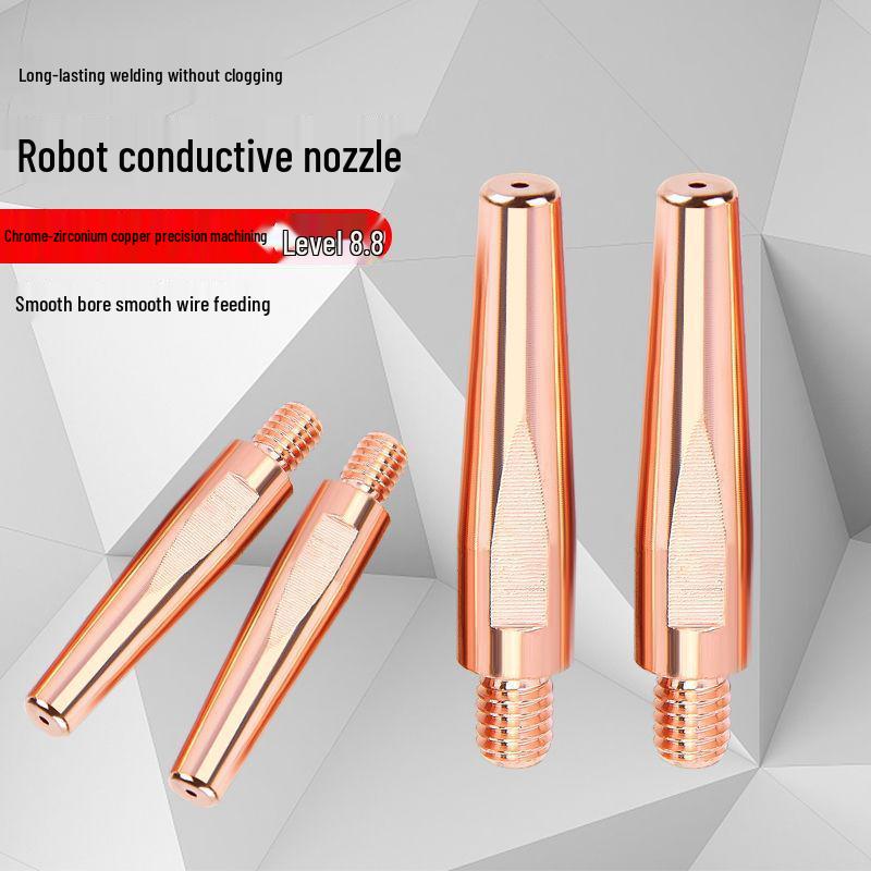 Automatic MIG Welding Conductive Tip Set: 0.8/1.0/1.2 Nozzles, Chromium Zirconium Copper
