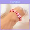 Love Heart Crystal Friendship Bracelet With Handmade Woven Design For Couples Gift