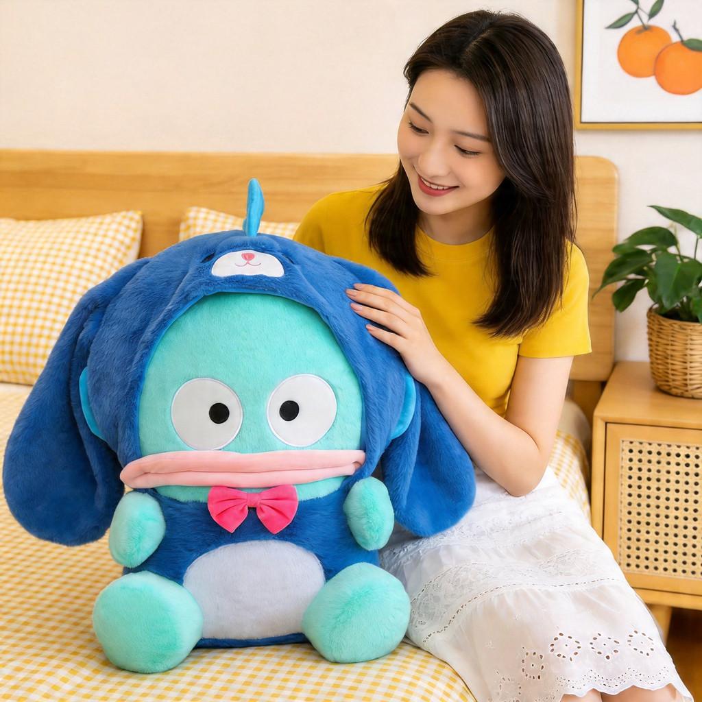 Pom Pom Purin Hangyodon Plush Toy Cartoon Animal Soft Stuffed Doll For Kids And Collectors