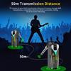 Btuty Wireless Guitar System 5.8GHz Low Latency 50m Transmission Studio Live Performance Black