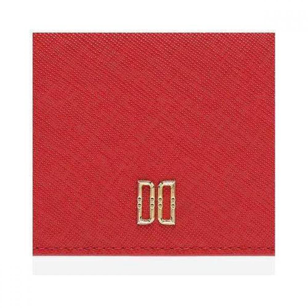 Daks Red Cutting Logo Card Wallet Dcwa4e002r2