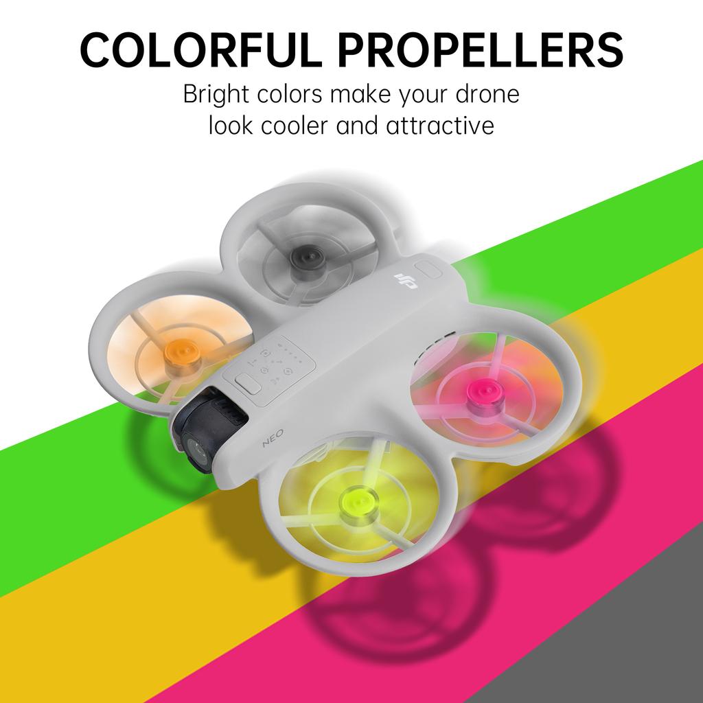 For DJI NEO 1/2 Colorful Paddles Propeller Blade Colorful Small Lightweight Wings Propeller Replacement Spare Parts Accessories