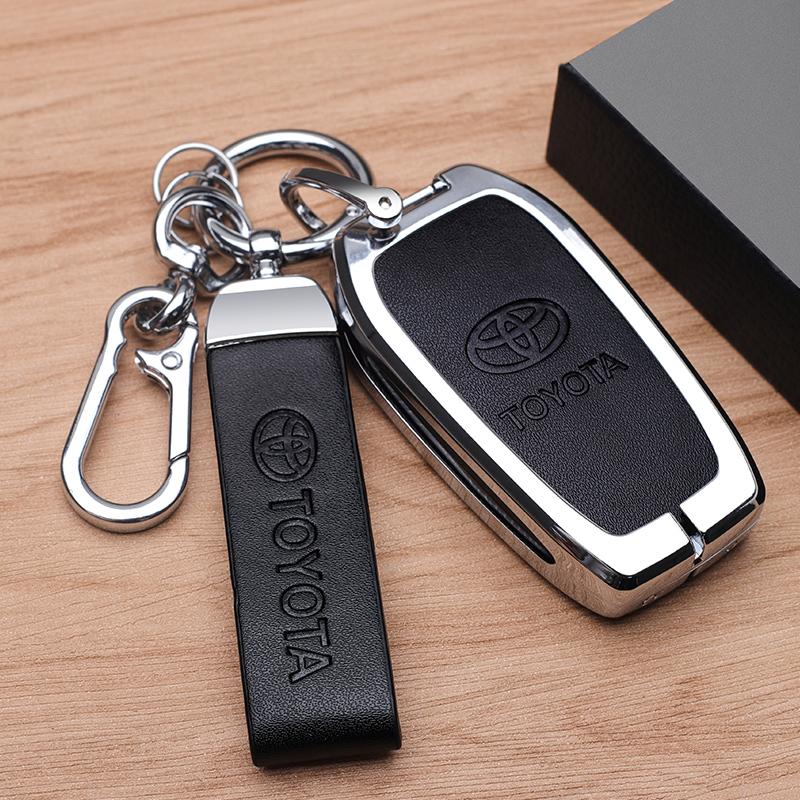 AOP1 Car Remote Key Case Cover for Toyota GR RAV4 Crown Hilux Fortuner Corolla SE 2023 Camry Yaris Land Cruiser Prado Venza Accessory