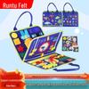 Montessori Felt Learning Board for Toddlers: Early Education Busy Book