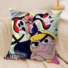 B-Billy & Mandy'sAdventure Cushion Cover Silky Short Plush Double-Sided Printed Pillow Case for Sofa All Seasons Home Decor Gift