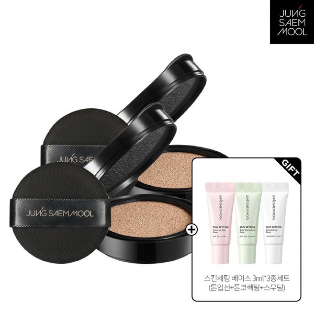Jungsaemmool Cushion Refill 2pcs + Tone Up Tone Filter Base 3ml + Ampoule 5ml Fairlight