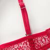 Women's Lace Floral Bralette Solid Color Sleeveless Vest Push Up Bra