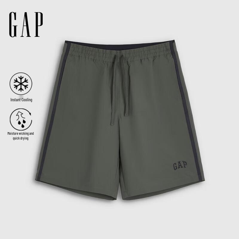 GAP Men's Moisture-Wicking Logo Casual Shorts