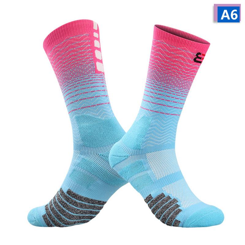Anti-Slip Football Socks Men Women Non-Slip Soccer Basketball Tennis Sport Socks Grip Cycling Riding Socks 39-45