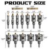 Upgrade Heavy Duty Carbide TCT Carbide Hole Saw Kit Professional Hard Metal Hole Opener Tool Set