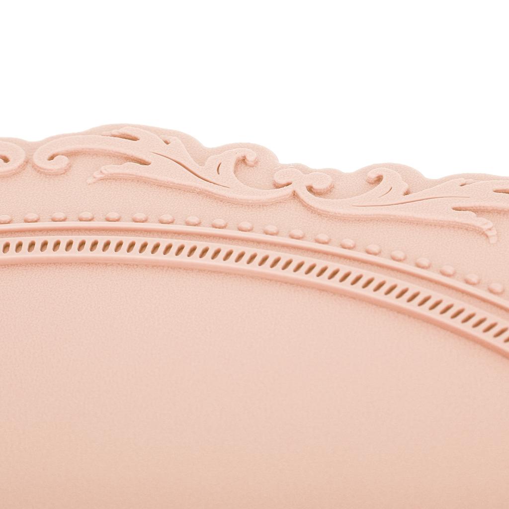 Nordic   Silicone Placemat Embossed Insulation Thickened Round Silicone Mat for Home Kitchen