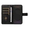 For Samsung Galaxy S25 FE Leather Case Geometric Line Design Wallet Phone Cover with Wrist Strap