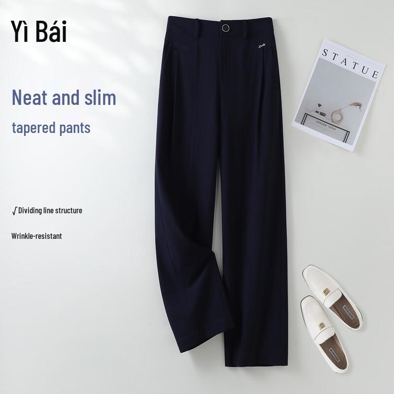 Yibai Women s Pleated High-Waist Straight-Leg Pants XL