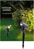 Waterproof Outdoor Tree Spotlight with Garden Ground Plug, Lawn Floodlight for Courtyard Landscapes