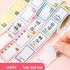Cartoon Name Stickers: Student Stationery Labels for Classification & Handwriting